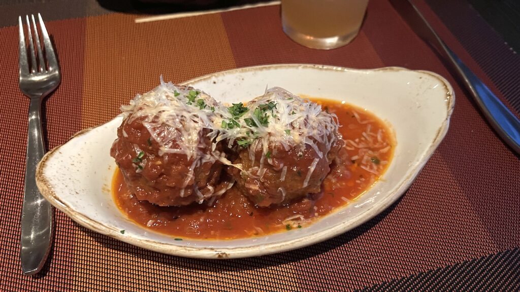 Tuscan Grille meatballs appetizer