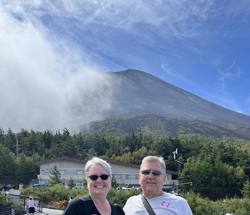 At Mount Fuji
