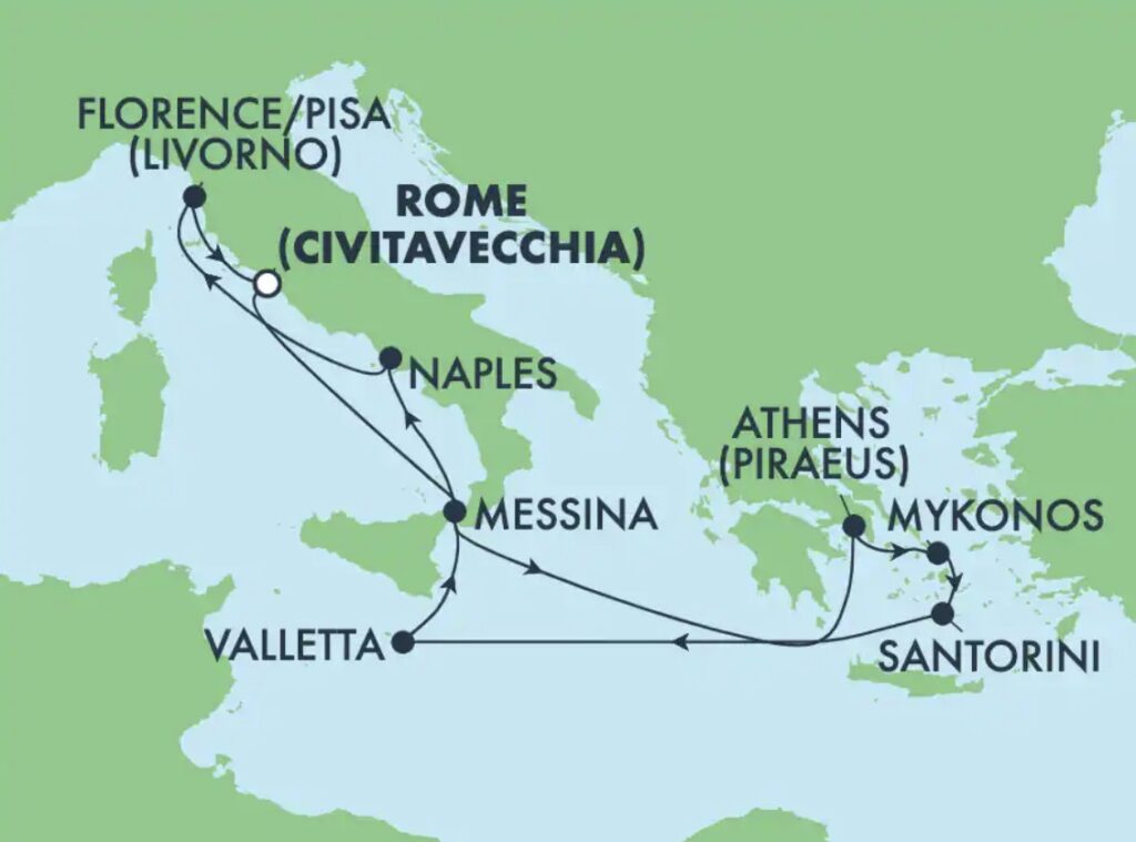 Greek Isles Itinerary