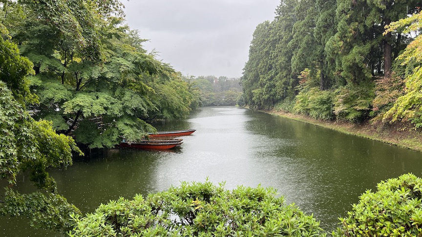 Hirosaki Castle garden view