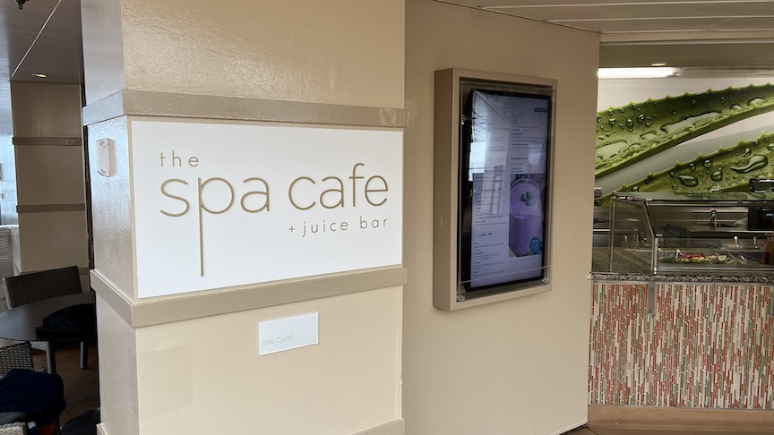 Millennium Spa Cafe entrance