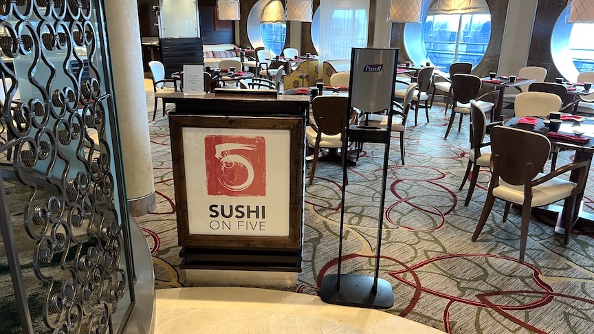Millennium Sushi on Five entrance