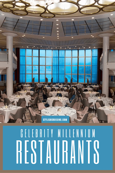 Pinterest pin Celebrity Millennium Restaurants