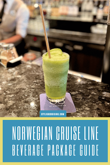 Pinterest pin NCL Beverage Package Guide