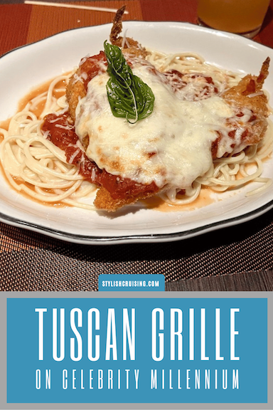 Pinterest pin Tuscan Grille on Celebrity Millennium