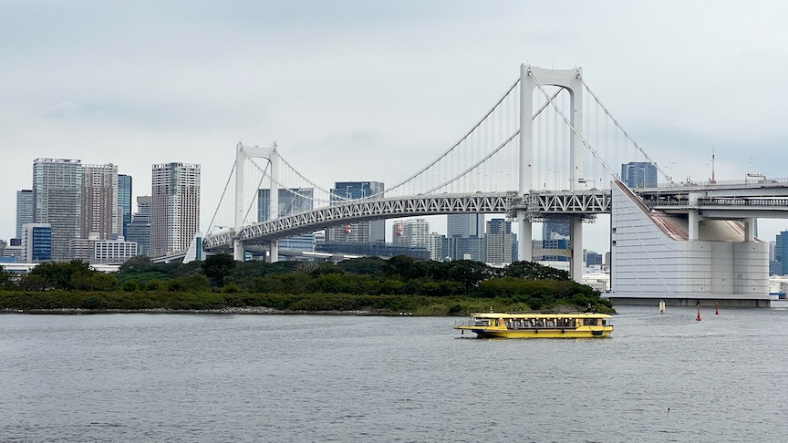 Tokyo Bay cruise view of bridge