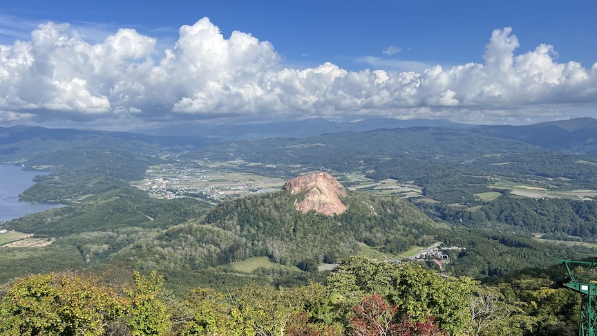 View from Mount Usu Ropeway