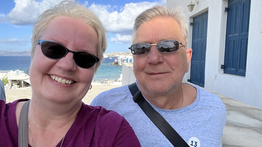 Enjoying Mykonos