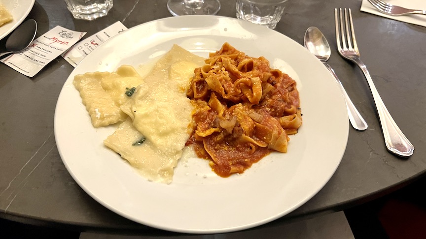 Rome Cooking class dinner
