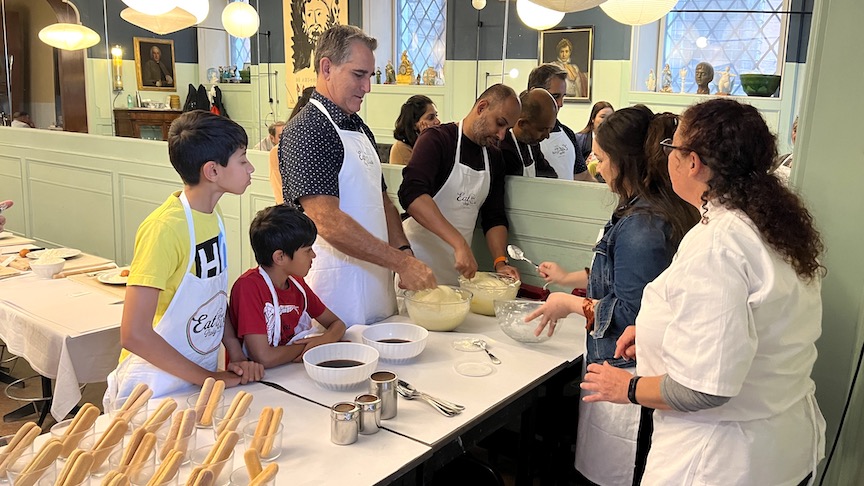 1Rome cooking class making tiramisu