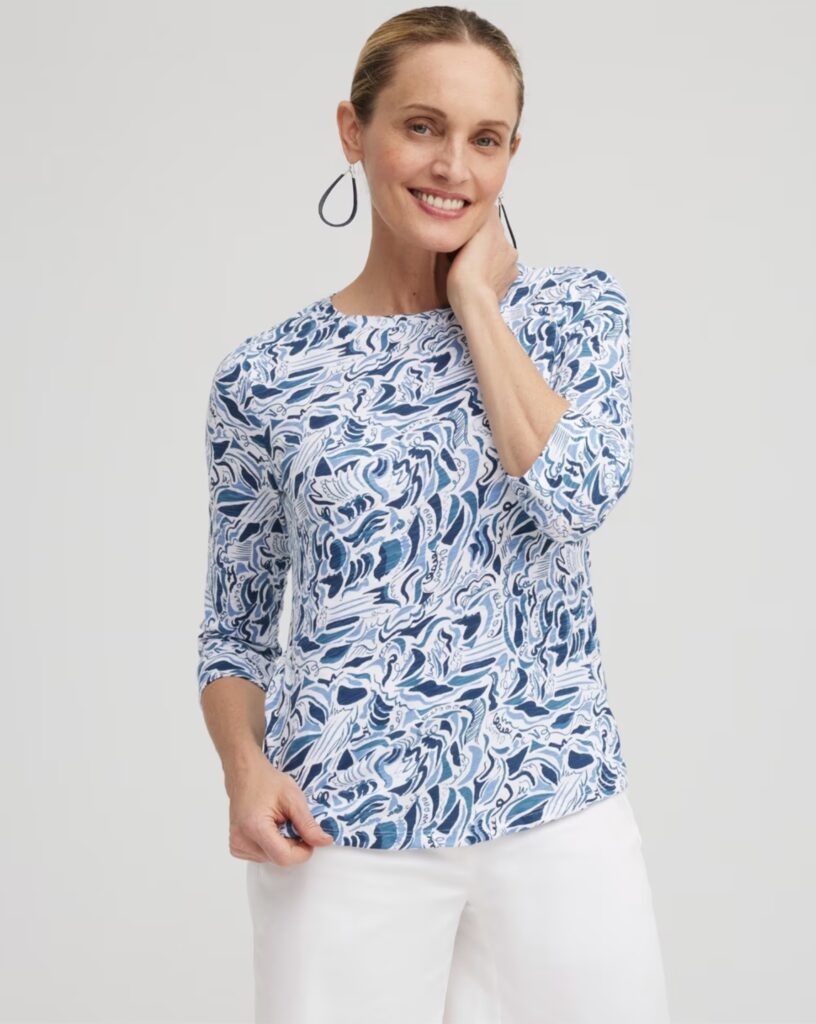 Chicos abstract print tee