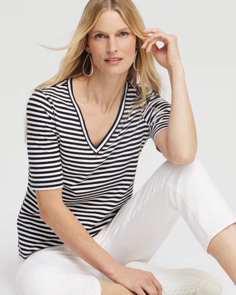 Chicos striped tee