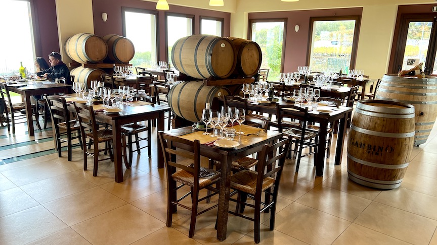 Gambino winery restaurant