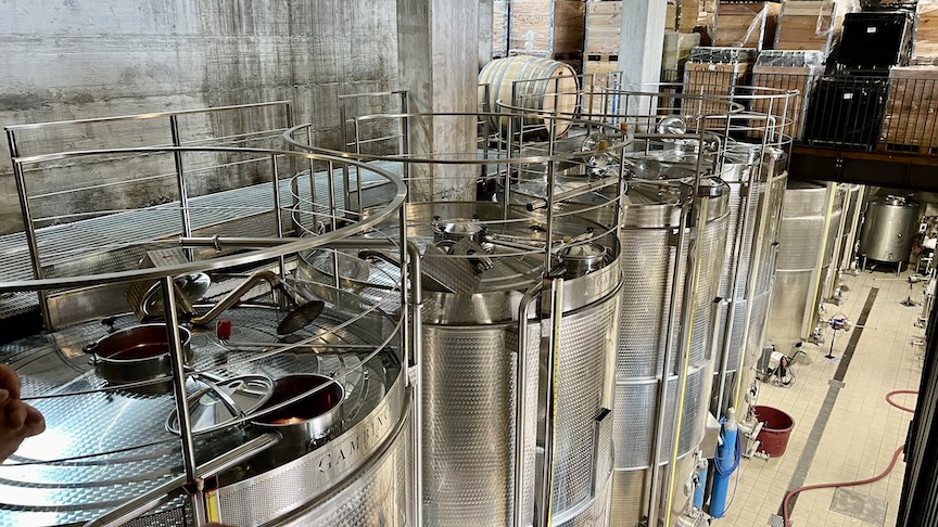 Gambino winery vats