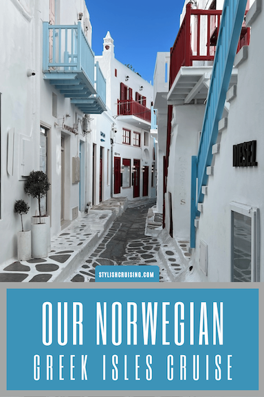 Pinterest pin Norwegian Greek Isles Cruise