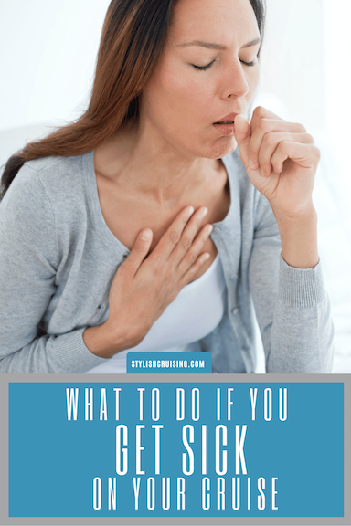Pinterest pin What to do if you get sick on your cruise