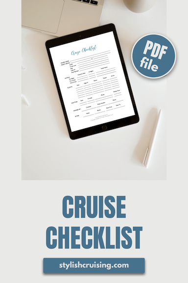 Pinterest Pin Cruise Checklist 1
