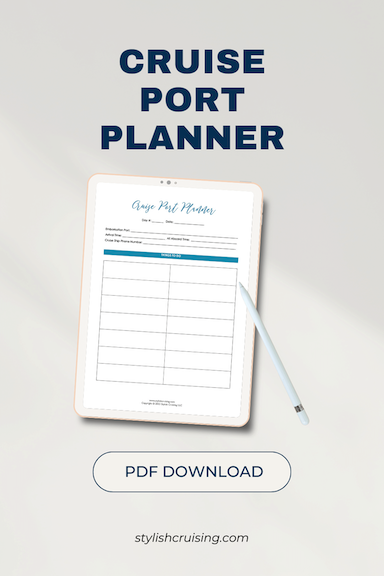 Pinterest Pin Cruise Port Planner