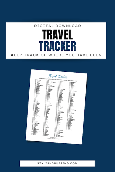 Pinterest Pin Travel Tracker