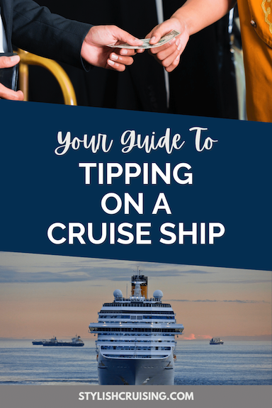 Pinterest pin Guide to tipping on a cruise ship
