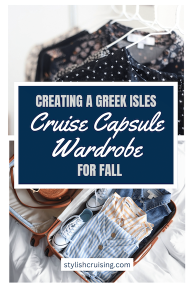 Pinterest pin How to Create A Greek Isles Cruise Capsule Wardrobe For Fall2