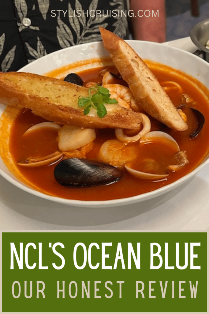 Pinterest pin Ocean Blue Review 2
