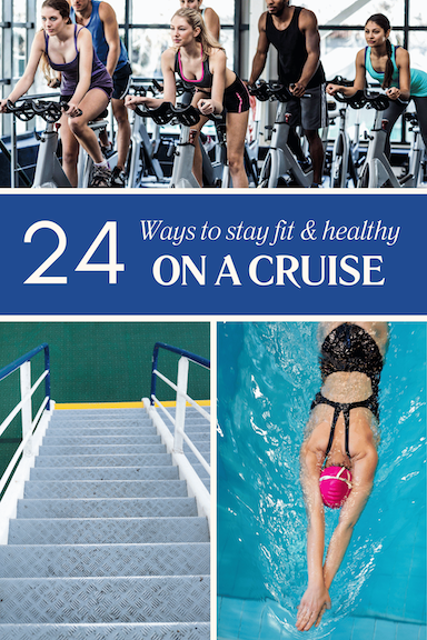 Pinterest pin Ways to stay fit on a cruise