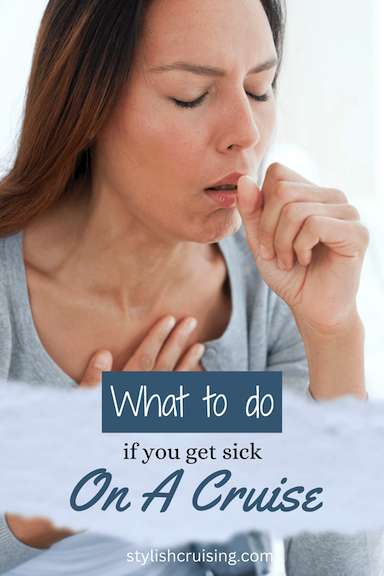 Pinterest pin What to do if you get sick on your cruise