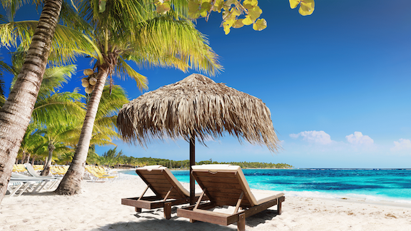Caribbean beach day