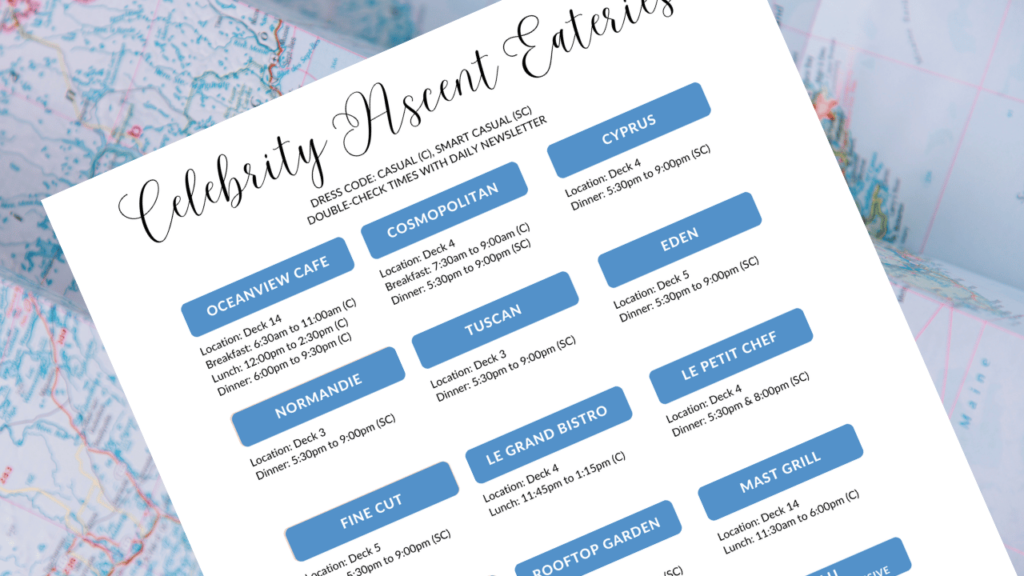 Celebrity Ascent Eateries image 1