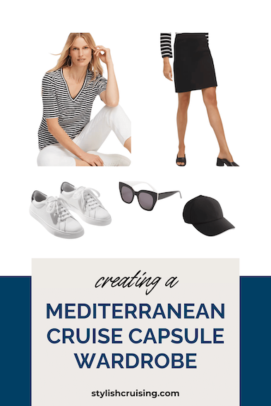 Pinterest pin for Mediterranean Cruise Capsule Wardrobe.