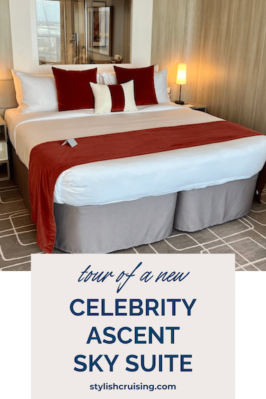 Pinterest Pin Tour of a New Celebrity Ascent Sky Suite
