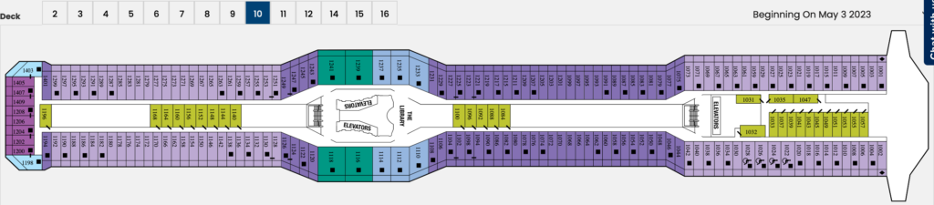 Celebrity Equinox Deck 10