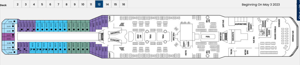 Celebrity Equinox Deck 12
