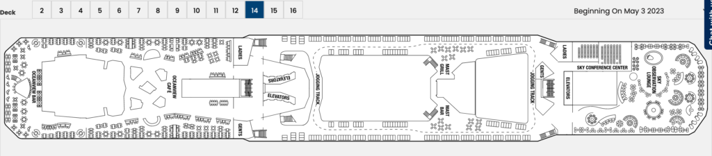 Celebrity Equinox Deck 14
