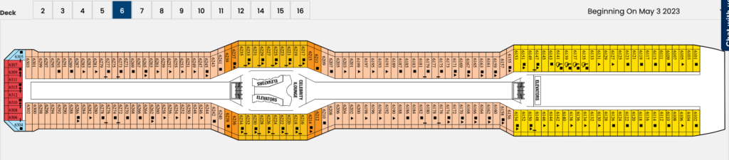 Celebrity Equinox Deck 6