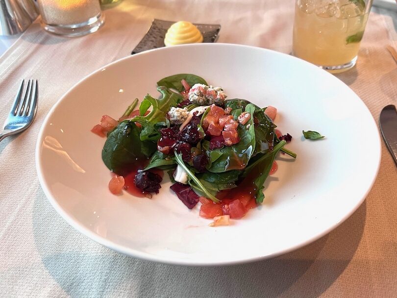 Celebrity Equinox Luminae mesclun salad edited