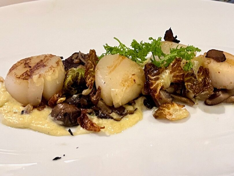 Celebrity Equinox Luminae seared scallops edited