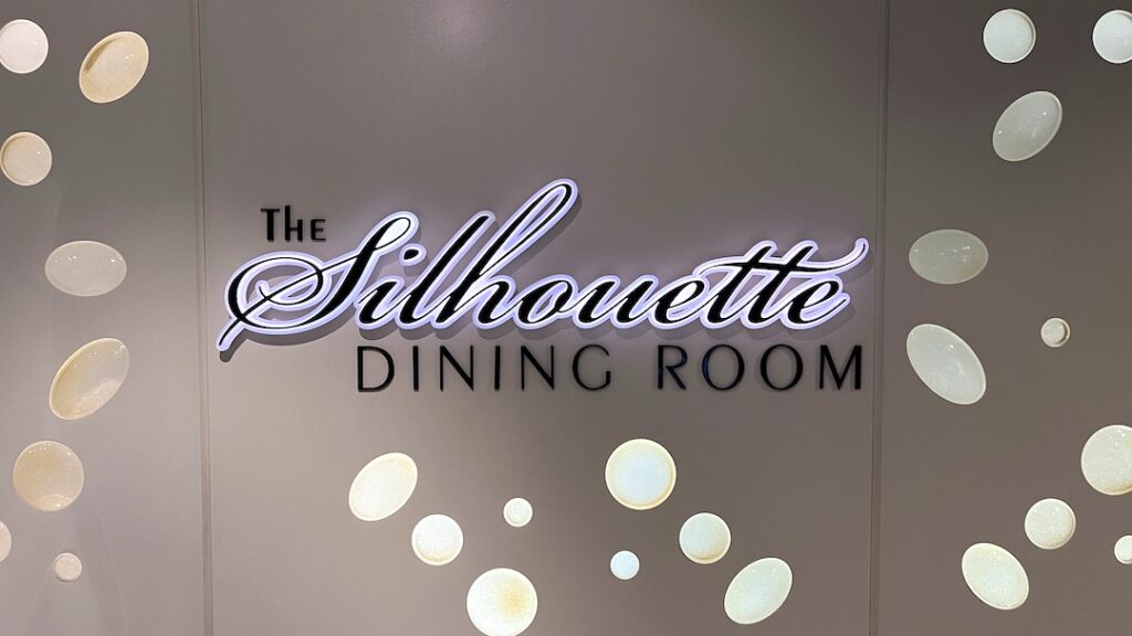 Celebrity Equinox Silhouette dining 1