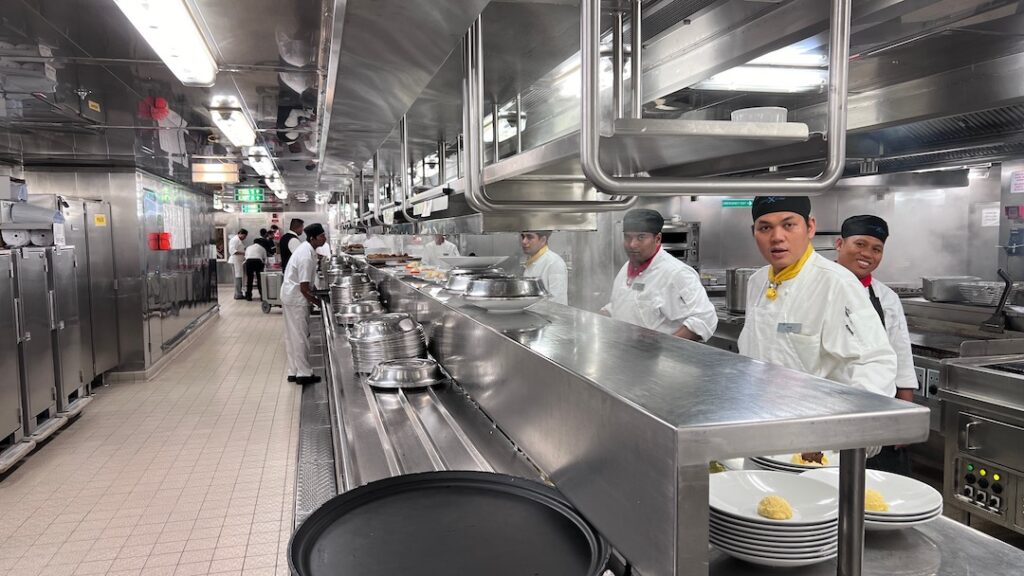 Celebrity Equinox galley the pass