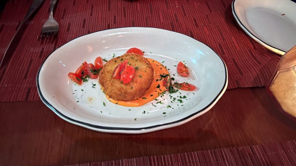 Equinox Tuscan Grille crab cake