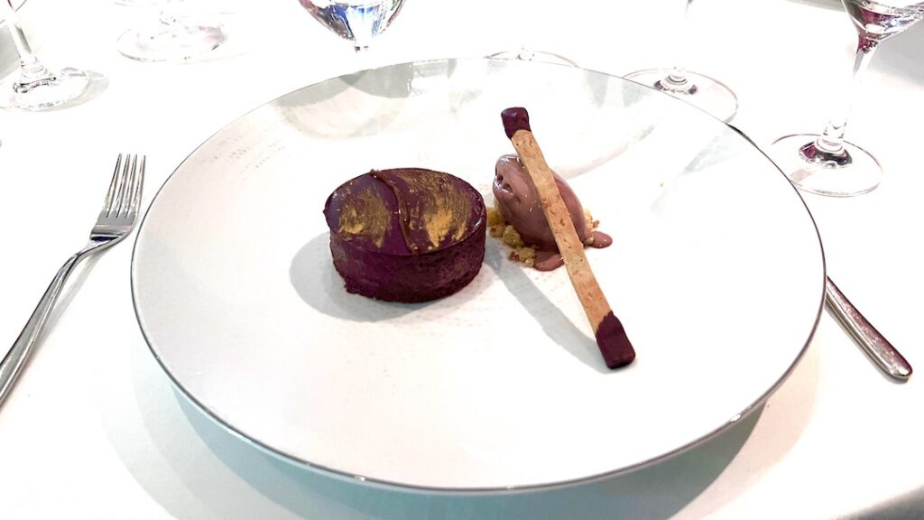 Fifth course of the chefs table