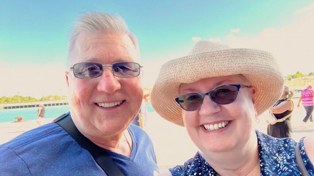 Pam and Myron in Antigua