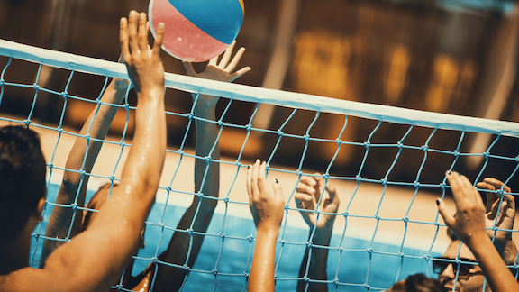 Pool volleyball featured image