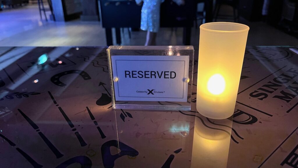 Reserved table in Craft Social