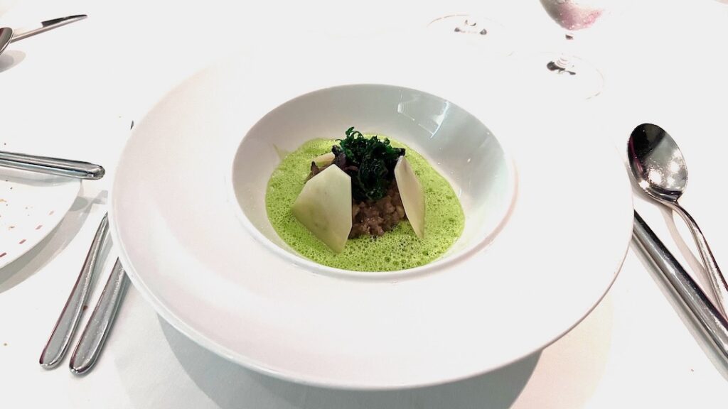 Second course of the chefs table