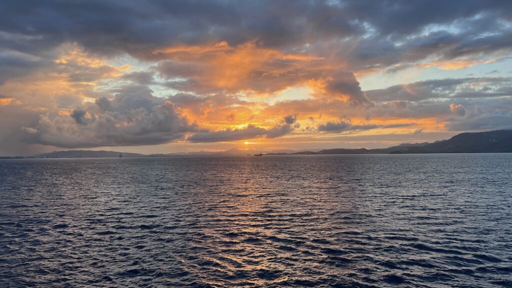 Sunrise in St Lucia