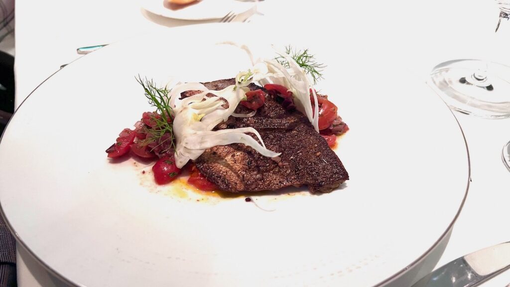Third course of the chefs table Myron