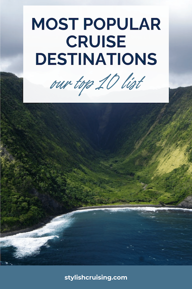 Pinterest pin for the post Top 10 Most Popular Cruise Destinations