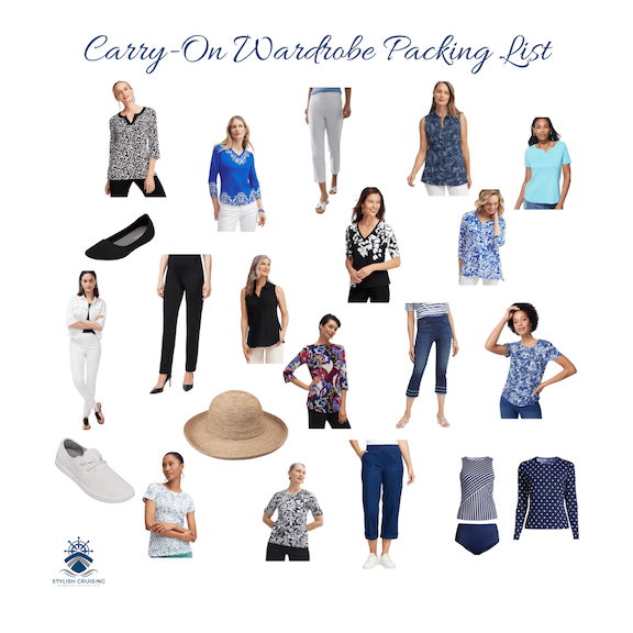 2023 06 Carry On Wardrobe packing list